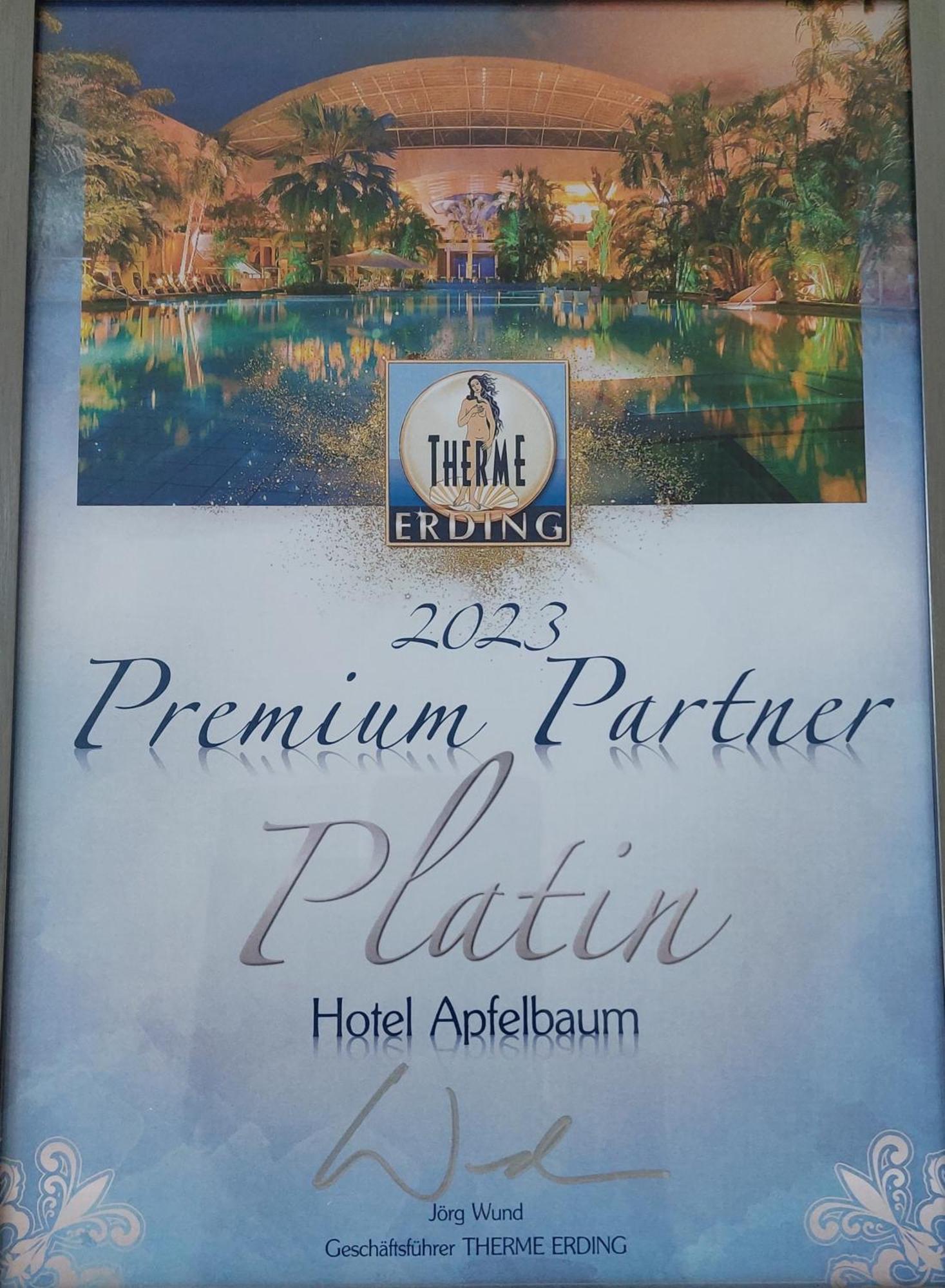 Hotel Apfelbaum Ердінґ Екстер'єр фото